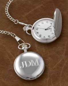 Reloj de bolsillo grabado