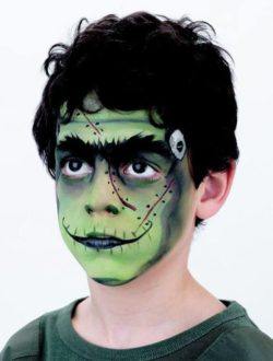 Maquillaje disfraz Frankenstein niño