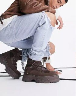 Botas y botines de moda para hombre tendencias otoño invierno botas suela gruesa asos