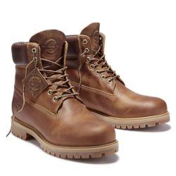 Botas y botines de moda para hombre tendencias otoño invierno botas timberland piel oscura