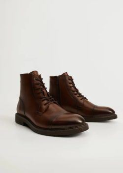 Botas y botines de moda para hombre tendencias otoño invierno botin piel mango