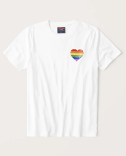 Las Rebajas en Abercrombie para Verano camiseta lentejuelas pride
