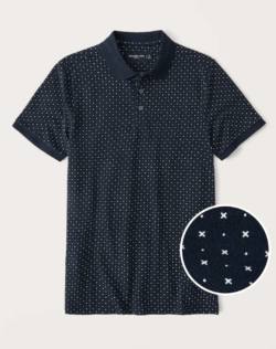 Las Rebajas en Abercrombie para Verano polo estampado