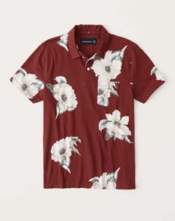 Las Rebajas en Abercrombie para Verano polo estampado