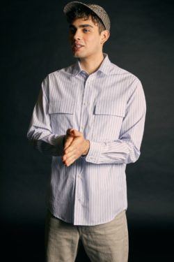 Catálogo H&M Otoño Invierno Edition by Héctor Bellerín camisa rayas