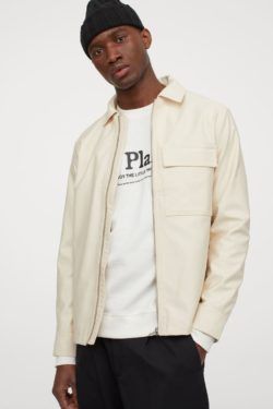 Catálogo H&M Otoño Invierno camisera sarga