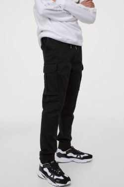 Catálogo H&M Otoño Invierno joggers cargo algodón