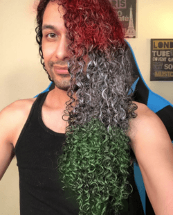 ¿Cómo hacerse una permanente en casa? Tricolor