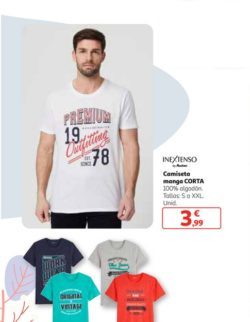 ALCAMPO REBAJAS primavera verano camiseta