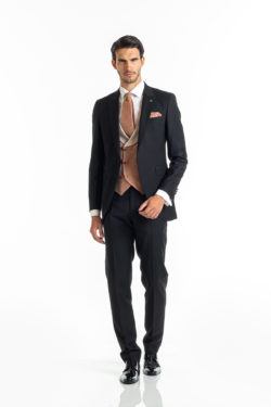 Trajes negros para novio traje corbata
