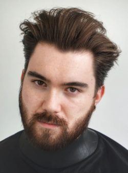 Cortes pelo cara redonda para hombres FOTOS corte con volument