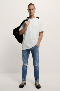 Cuáles son las diferencias entre un pantalón slim y un pantalón skinny y sus particularidades Zara skinny vaquero temporada primavera verano