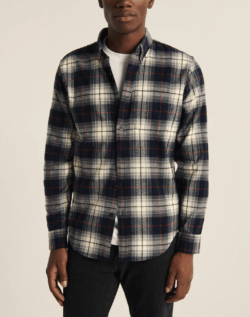 Las Rebajas en Abercrombie para Invierno camisa franela