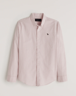 Las Rebajas en Abercrombie para Invierno camisa popelina cuadros