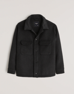 Las Rebajas en Abercrombie para Invierno chaqueta mezcla lana