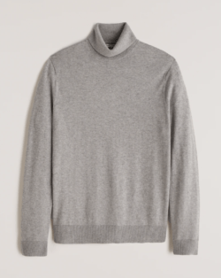 Las Rebajas en Abercrombie para Invierno jersey de cuello algo de algodón de cachemir