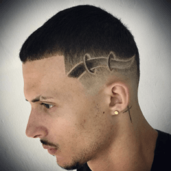Los mejores cortes de pelo con navaja para hombre cuerno