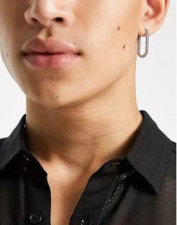 Todos los pendientes de hombre modelo asos eslabon 1