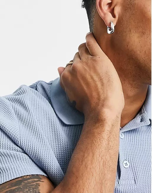 Todos los pendientes de hombre modelo asos eslabon