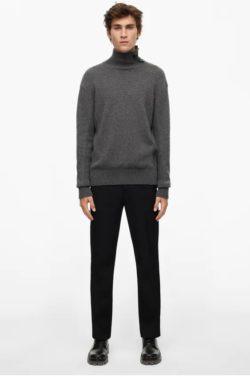Los jerseis hombre zara cuello vuelto FOTO gris limited edition