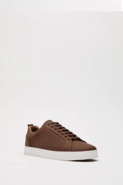 Zapatillas de zara para hombre BAMBAS FOTOS monocolor marron