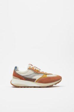 Zapatillas de zara para hombre RETRO FOTOS zapatilla retro naranja