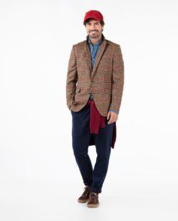 El catálogo de El Ganso para hombre Otoño Invierno Americana Gales Marrón