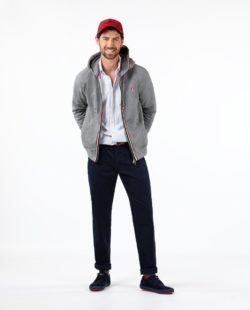 El catálogo de El Ganso para hombre Otoño Invierno sudadera canguro zipper