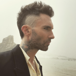 Cortes de pelo para cara alargada para hombres Adam Levine