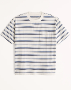 Las Rebajas en Abercrombie para Verano camiseta essential oversized pocket tee