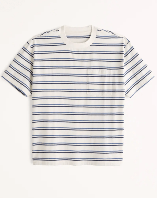Las Rebajas en Abercrombie para Verano camiseta essential oversized pocket tee