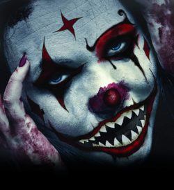 Maquillaje payaso halloween para hombre terror