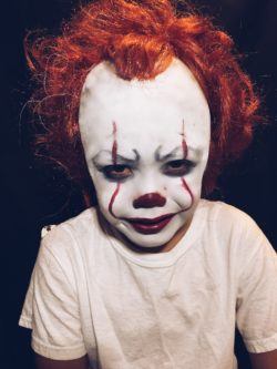 Maquillaje payaso halloween para ninos de it