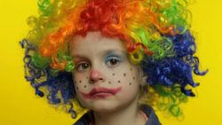 Maquillaje payaso halloween para ninos maquillaje triste