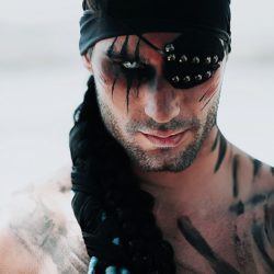 Maquillaje pirata halloween foto 2