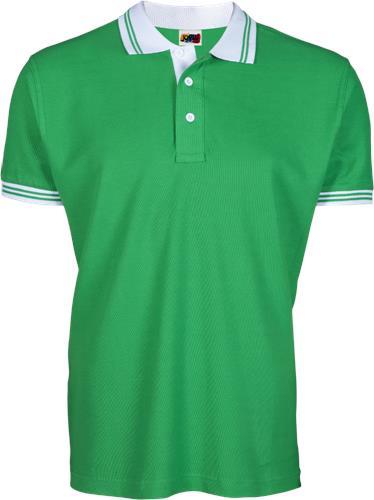 Catalogo joylu hombre polo dos colores verde