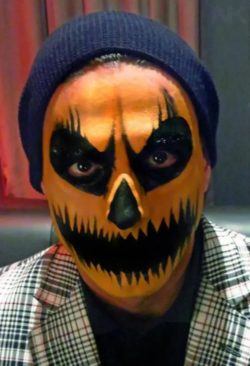 Maquillaje halloween calabaza combinado catrina