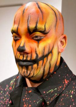 Maquillaje halloween calabaza foto 2