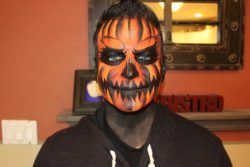 Maquillaje halloween calabaza foto 3
